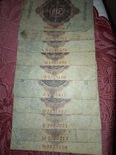 10 Reichsmark SCHEINE  1910 - 1914