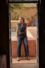 Ärmelloser gestreifter Blazer