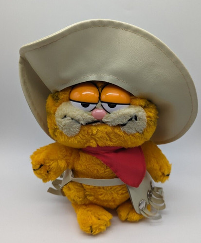 Stofftier garfield als cowboy - stofftier,