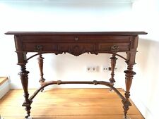 Gründerzeit Schreibtisch Nußbaum restauriert