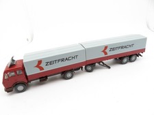 276HO /61 - Wiking H0 - Mercedes Hängerzug Pritsche/Plane ZEITFRACHT