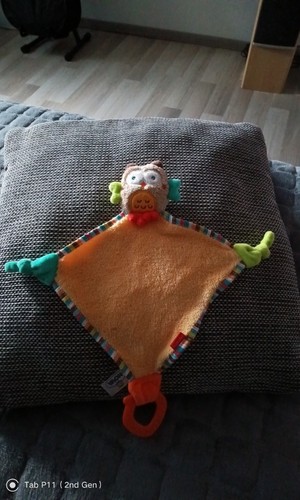 Schmusetuch eule baby nova - schmusetuch,