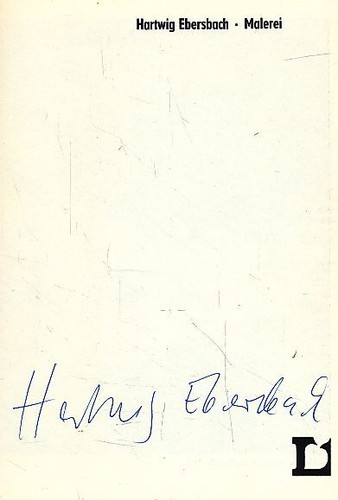 Hartwig ebersbach malerei - ebersbach.,
