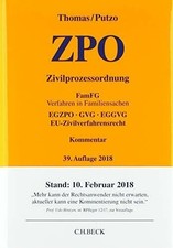 Zivilprozessordnung: FamFG Verfahren in Familiensachen, EGZPO, Buch C.H.Beck