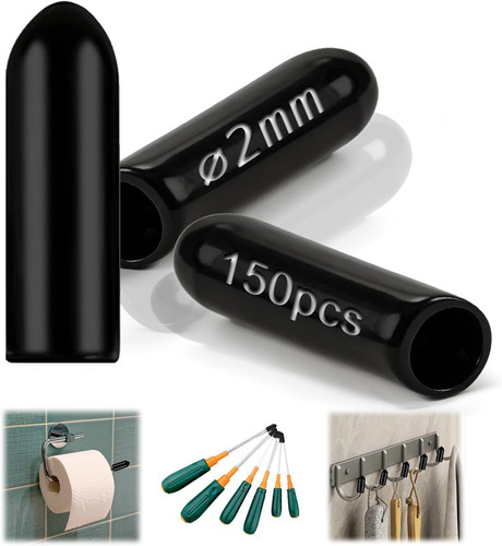 150 stück gummi endkappen 2mm - 150,