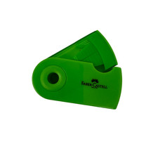 Faber-Castell Sleeve Doppelspitzdose Grün Spitzer für Standard & Jumbo Stifte