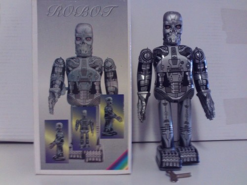 Blechspielzeug roboter robot - blechspielzeug,