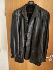 VERSACE V2 HERREN LEDER KURZMANTEL/JACKE XL