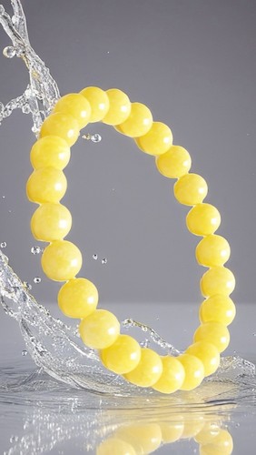 19cm gelbe jade - gelbe,