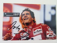 Autogramm  Ayrton  Senna   -
