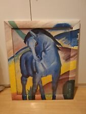 Gemälde Franz Marc Blaues Pferd besonderer Rahmen