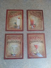 blechschild cocktail rezept bar