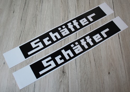 Schäffer aufkleber hoflader - aufkleber,
