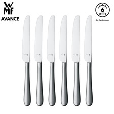 WMF Avance Menümesser B-Ware 6-tlg, Cromargan®, Tafelmesser, Messerset, Messer