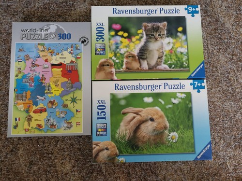Ravensburger puzzle 2x 300 - 3x,