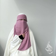 Niqab 1-lagig mit Klappe