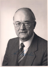 Autogramm Martin Albrecht Minister Rheinl.-Pfalz Originalunterschrift