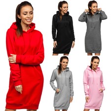 Kapuzenpullover Pulloverkleid