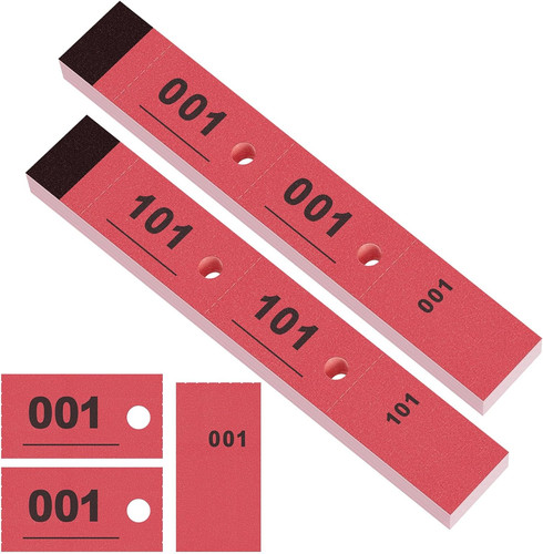 200 nummernblöcke tombola - 1-200,