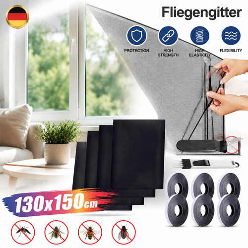 6er set fenster fliegennetz - 6er,