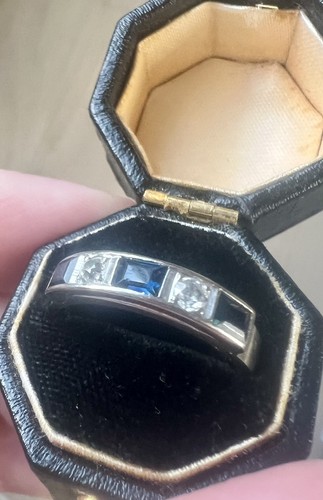 Vintage 18ct sapphire diamond - vintage,