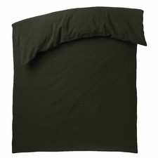 Zoeppritz Bettwäsche Stay 135 x 200 + 80 x 80 cm charcoal dunkelgrau 100% LEINEN