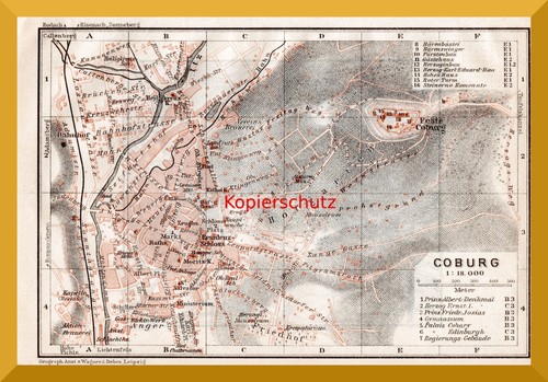 Coburg original stadt und - stadt-,