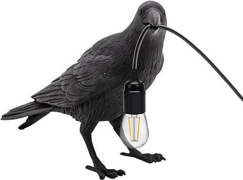 Resin lucky black bird - resin,