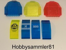 Lego 2408 2408p01 2408p04 2408pb01 2409 Scheiben Panele / Weltraum Unterwasser