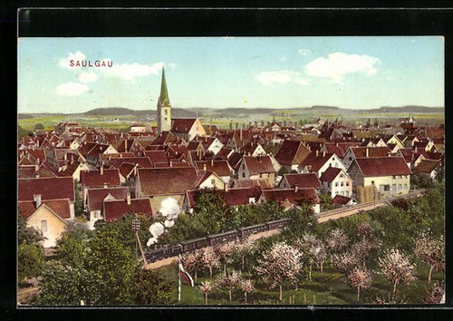 Saulgau ansichtskarte - saulgau,,