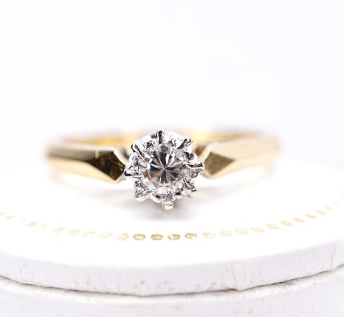Antiker art deco - ring, mit