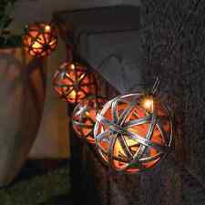 Solar Kugel Lichterkette Lampion Außen Leuchte Lampe Garten Deko Terrasse Balkon
