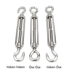 Edelstahl Seilspanner Wantenspanner Drahtseil Spannschloss Drahtspanner M4 - M16