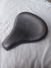 Solositz Federsattel  Echtleder Harley