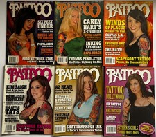 Tattoo Magazine 6 Issue Bundle