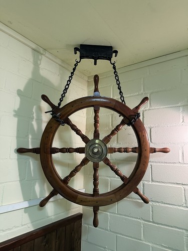 Vintage schiffssteuerrad cm - 91,