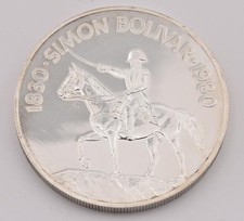 20 Balboas 1980 Panama Simon Bolivar 500er Silber 1000 Stück Sammlermünze