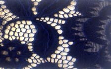 Spitze elastisch uni - Meterware - 50 cm Schritte - Elasthan - Nylon