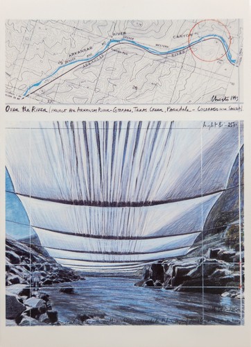 Christo kunstpostkarte - christo,