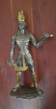 Ägyptische Krieger Figur - Horus Bronziert - Ägypten Deko Statue Gott