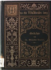 Was ein Waldbruder sang. Gedichte Reuter, Wilhelm: