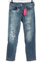 AMERICAN EAGLE OUTFITTERS Stretch Jeans Damen Jeans Gr. DE 32 blau Casual-Look