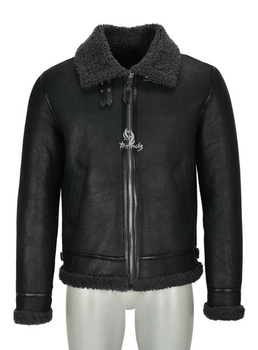 Herren lammfell pelzjacke - lammfell,