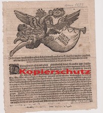 Historisches Dokument  1687