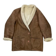 Vintage 60s 70s - sheepskin, coat
