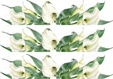 Blumen Weiß essbar Tortenband