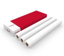 Canon Plotterpapier IJM009F DraftPaper 914 mm x 50 m 75 g/m² 3 Rollen Weiß NEU!