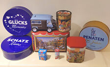 AUSWAHL: vintage BLECHDOSE Metalldose Werbung TIN BOX Nivea Eduscho etc. Rarität