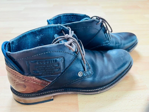 Bugatti leder stiefeletten - leder-stiefeletten, gr