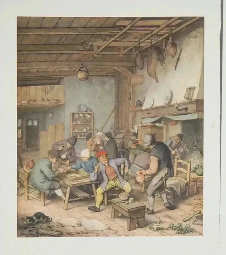 Adriaen van ostade lithograph - ostade,
